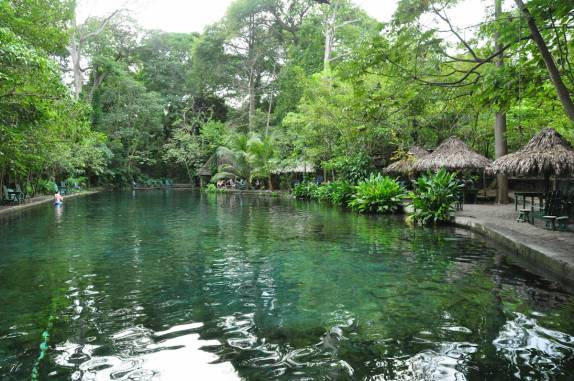 O incrível Olho de Água, na Isla Ometepe, no lago Nicarágua, sul do país